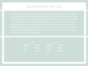 Succesverhaal Lisa the body practice