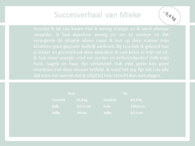 Succesverhaal Mieke The Body Practice