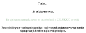 weet wat je eet