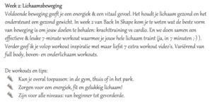 leefstijl advies
